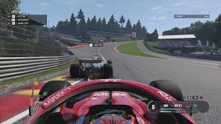 F1 2018 Gameplay with Kimi Raikkonen at Spa Franco...