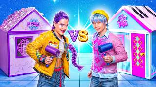 Kpop: İblis Avcıları vs Saja Boys! | Oda dönüşüm challenge