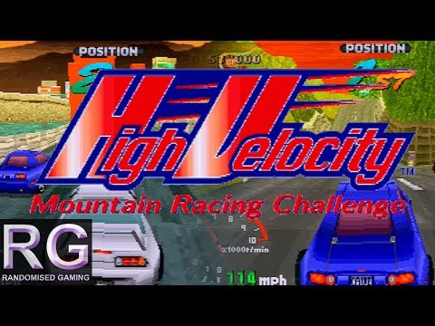 High Velocity - Sega Saturn - Races on all 3 mountain courses/tracks (Widescreen mode) [UHD 4k]