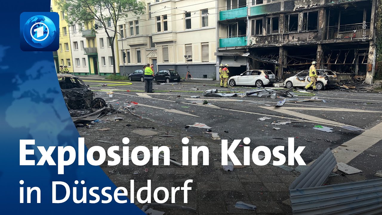 DÜSSELDORF: Kiosk explodiert! Mindestens drei Tote und 19 Verletzte! Großeinsatz der Polizei