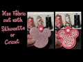 Cut Applique Fabric with Silhouette or Cricut and Create a Disney Key Fob