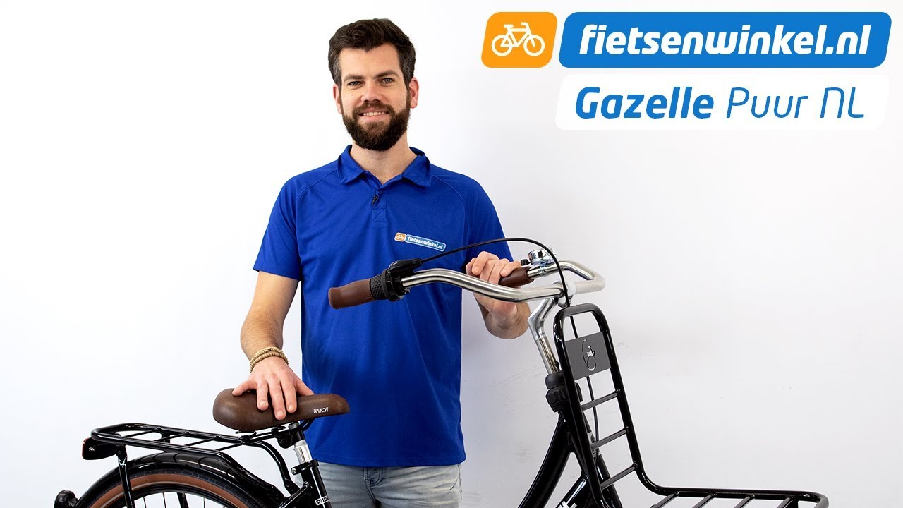 Geef energie Halloween informeel Gazelle Puur NL Review | Transportfietsen - YouTube