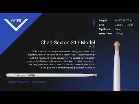Vater Tip Sound - Chad Sexton 311 Model