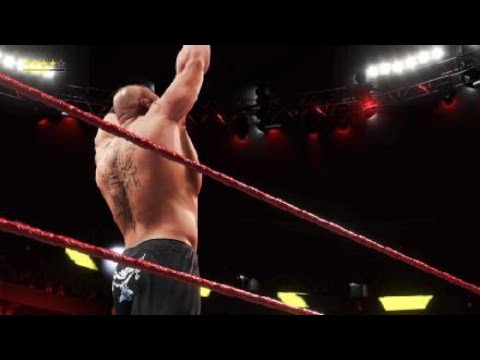 WWE 2K20 Brock Lesnar vs John Cena By RAW - YouTube