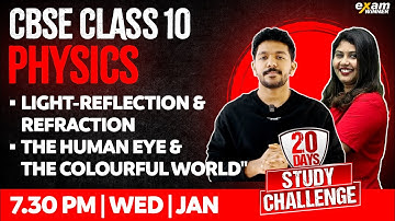 CBSE Class 10 Physics | Light-Reflection and Refraction | The Human Eye and The Colourful World