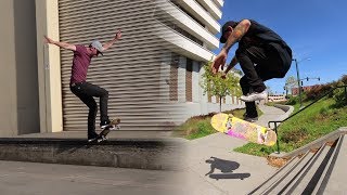 BRAILLE GOES STREET SKATING IN OAKLAND, CA