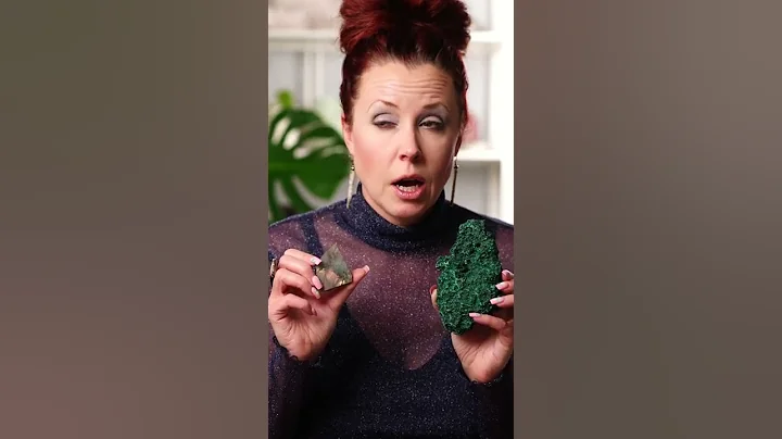 Crystal Pairings: Labradorite and Malachite