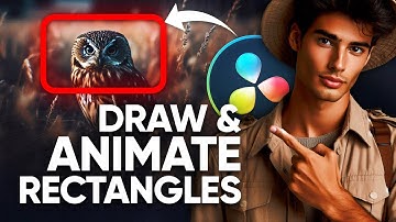 How to Create & Animate Solid and Border Rectangles & Square in DaVinci Resolve | Step-by-Step Guide
