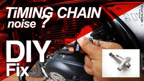 TIMING CHAIN NOISE IN ROYAL ENFIELD HIMALAYAN - QUICK FIX