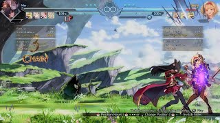 Granblue Fantasy Versus: Rising current patch Nier corner combo