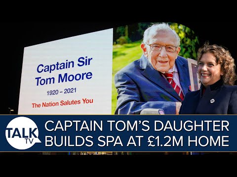 Captain Tom Moore’s Daughter Accused Of Using Name Of Hero’s Charity To Build Spa And Pool Complex
