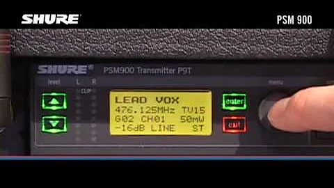 PSM900 - How to Set Up a System with a Single Transmitter | Shure