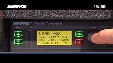PSM900 - How to Set Up a System with a Single Transmitter | Shure