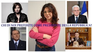 CHI SARA' IL NUOVO PRESIDENTE DELLA REPUBBLICA? E SE MI CANDIDO IO?