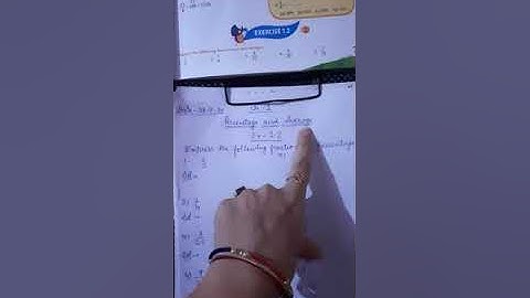 Percentage & average  ex- 1.1,1.2 for 5th grade