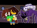 Frisk and Chara meets Catnap from Smiling Critters | Undertale animation