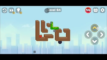 Snake Puzzle Slither To Eat Level 64 Walkthrough Gameplay Android,iOS 