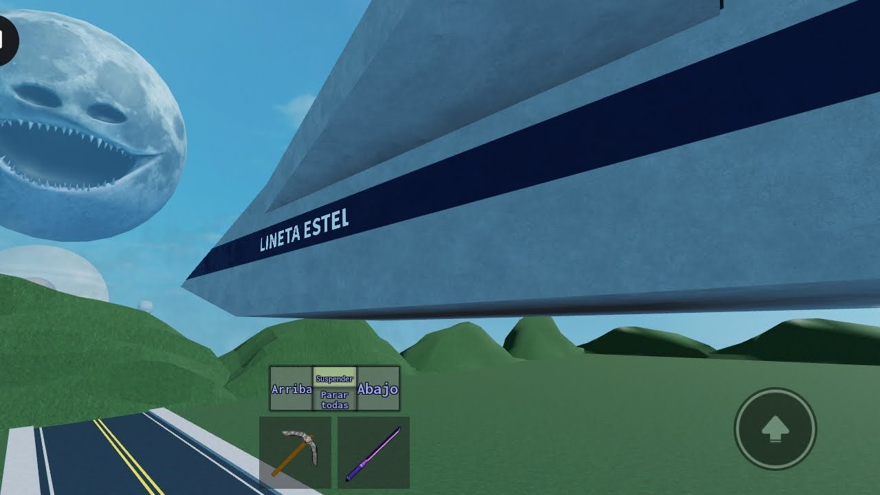 Jugando la luna desperto