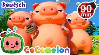 Das kleine Schweinchen | CoComelon - JJ's Animal Time Deutsch | Cartoons und Kinderlieder