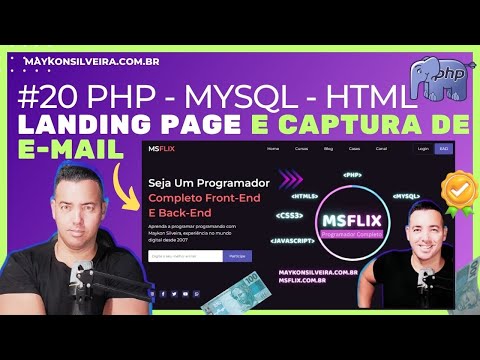 CRIANDO UMA LADING PAGE COM CAPTURA DE E-MAIL COM PHP, MYSQL, HTML5 E CSS3 - PASSO A PASSO DO ZERO