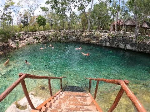 Mexico Tulum Cenote Santa Cruz - YouTube