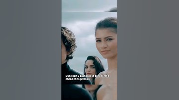 Zendaya and Timothee Chalamet with Austin Butler and Co stars Pose for Dune part 2 premiere in Paris