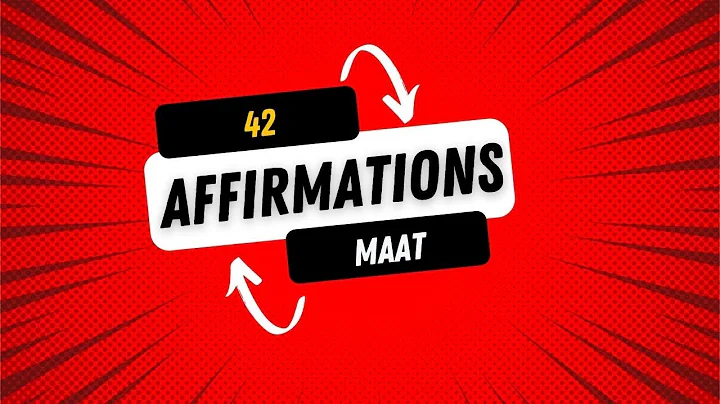 billy carson - 42 posative affirmations maat | Lov...