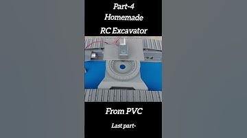 Homemade Rc Excavator from PVC part-4 | #inventor101 #diy #experiment #dcmachine #machine #diytools
