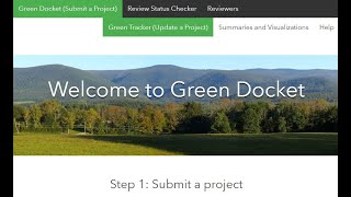 DCR Green Docket - full tutorial screenshot 1