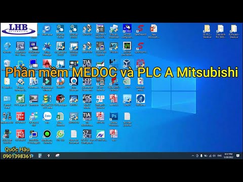 Hướng dẫn sử dụng phần mềm MEDOC | Download/Upload PLC A Mitsubishi | LHB