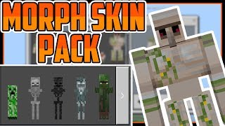 10 UNIQUE MOB skins! Review my OWN CUSTOM SKIN PACK for Bedrock