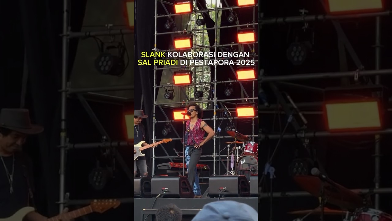 Slank collaborates with Sal Priadi at the Pestapora event