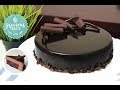 Mirror Glaze Brownie Mousse Cake