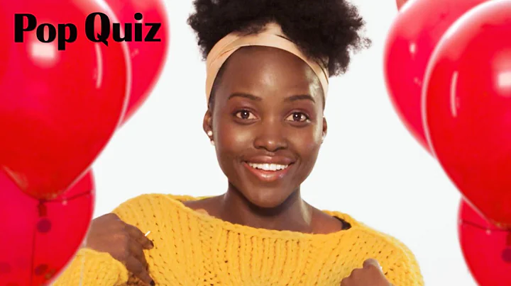 Lupita Nyong'o Plays a Game of Pop Quiz | Marie Claire