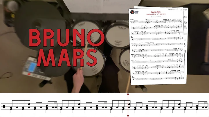 Bruno Mars - Locked Out of Heaven - Transcription Available - Drum Cover Chef Cook