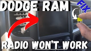 Dodge Ram radio doesn’t work