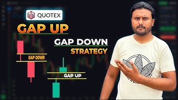 Gap up and gap down strategy quotex | How to trade gap up and gap down | live trade today