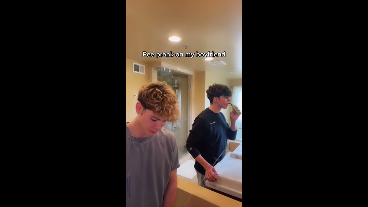 Pee PRANK On My Boyfriend Shorts Nicky And Pierre NiPi