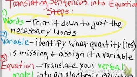 PreAlgebra 02-3 Write Two Step Equations