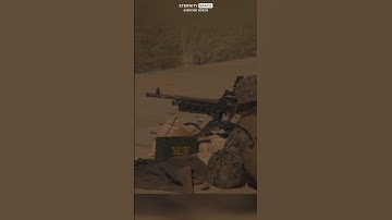 U.S. Marines conduct a M240B medium machine gun and M2 heavy machine gun live fire range part 3