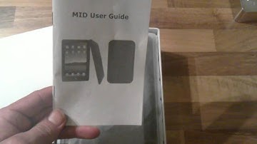 7 Inch Android Tablet PC MID China - Unboxing Video - (HD)