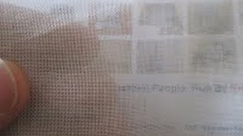 Naturell  RF Blocking Fabric from YShield - RF Blocking Demo