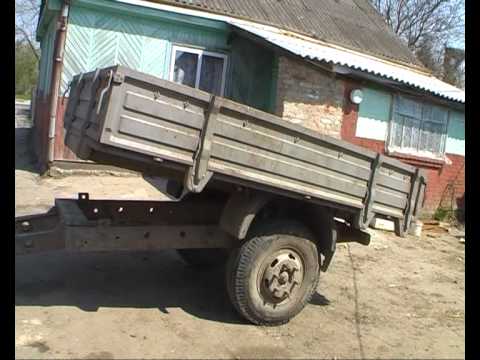 Самосвальный прицеп для легкового автомобиля своими руками фото 949