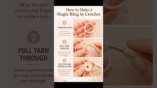 How to Make a Magic Ring with SC Round | Easy Crochet Tutorial for Beginners #crochet #magicring