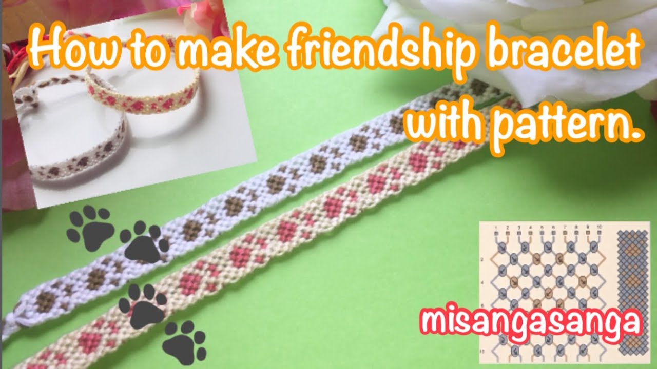 Part2 ミサンガの図案の読み方 How To Read Friendship Bracelet Pattern Youtube