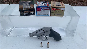 38 special snub ballistics gel test