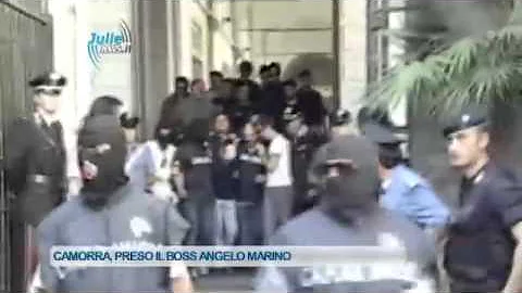 CAMORRA PRESO IL BOSS ANGELO MARINO