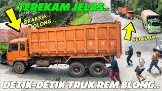 LIVE.. DETIK-DETIK TRUK REM BLONG !!! Kaki Terjepit Kabin, Sopir Merintih Menahan Kesakitan