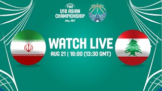 Iran v Lebanon | Full Basketball Game