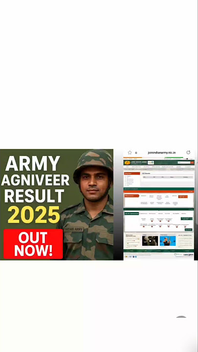Join Inidan Army Agniveer Result 2025 | indian army agniveer gd result 2025 |  Army GD Result 2025